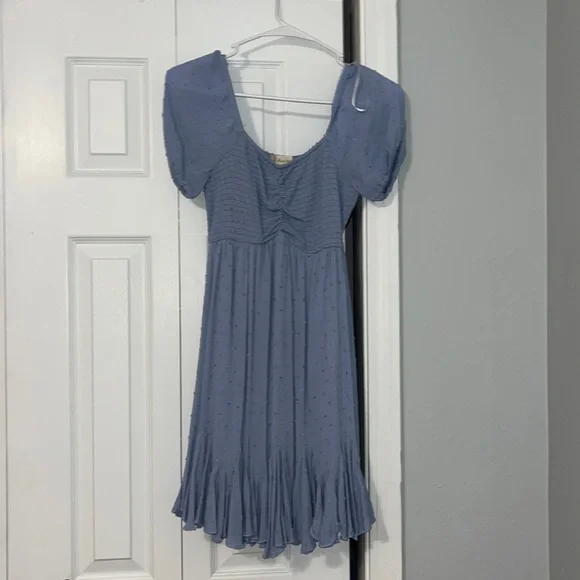 Altar'd State | Dresses | Altard State Mini Dress Size Xs Color Light Blue  | Poshmark